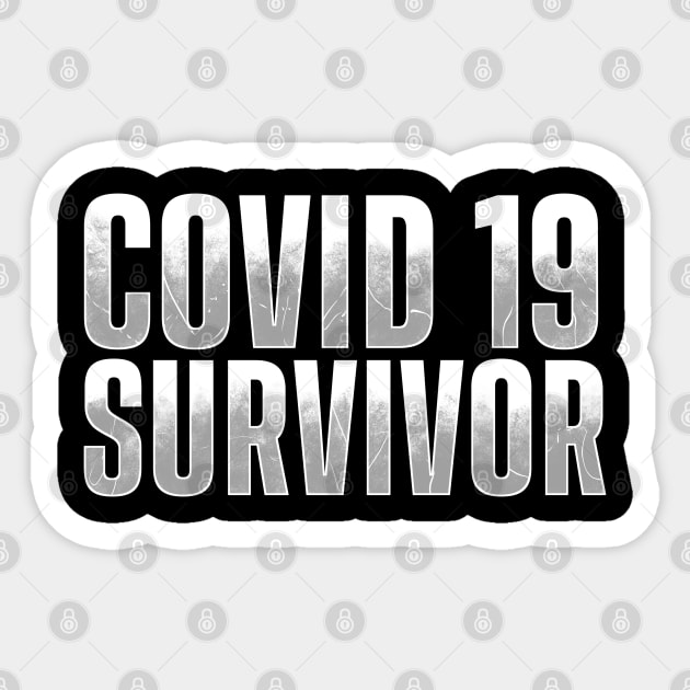 Covid 19 Survivor Sticker by NanaBanana